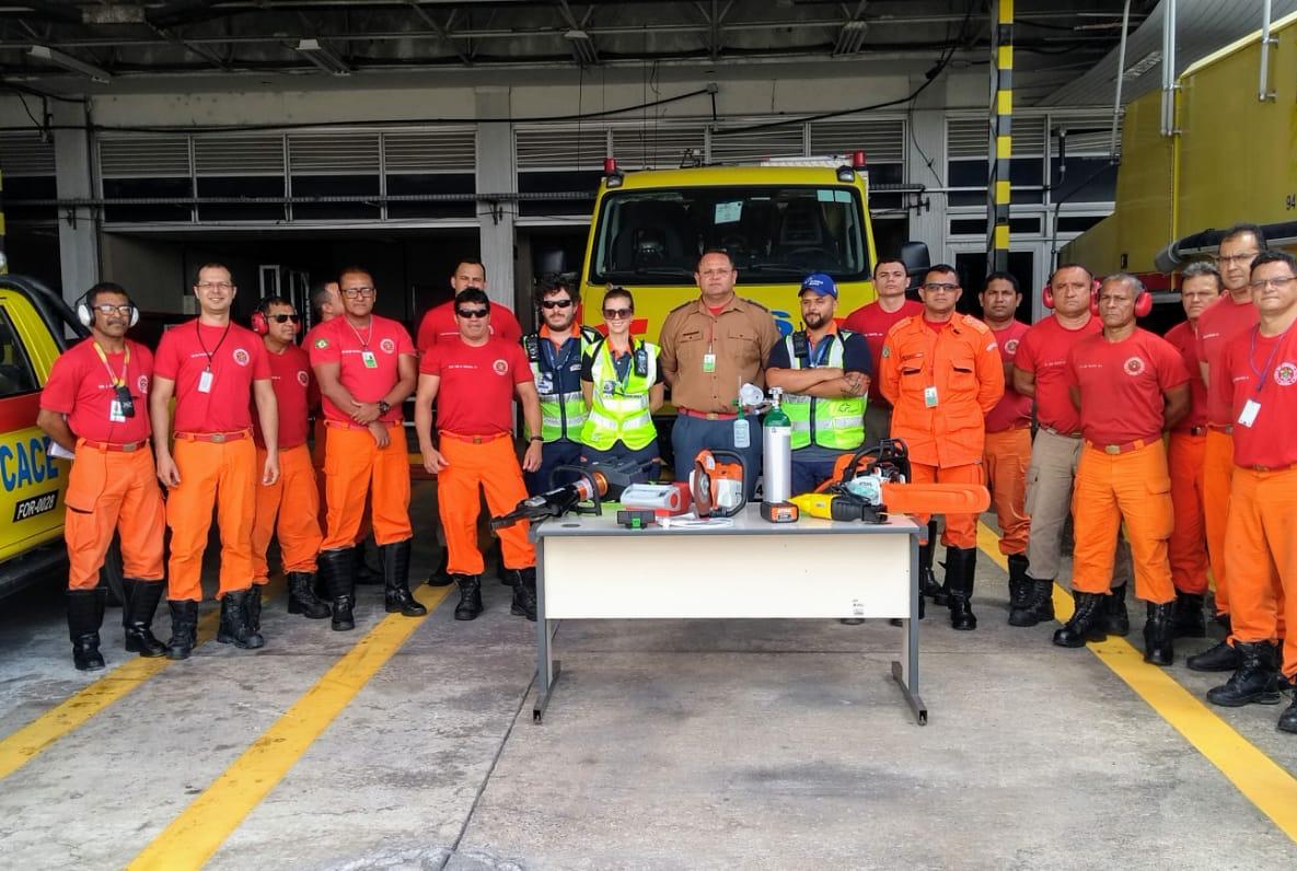 FRAPORT realiza entrega de equipamentos de Resgate e Salvamento para a 6ªCia do 1ºBBM