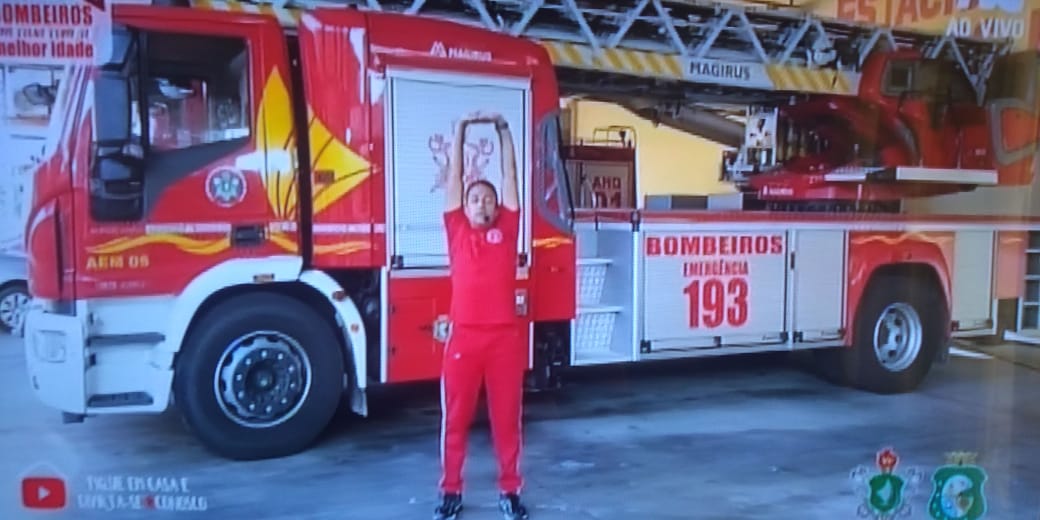 7ª Live dos Bombeiros “Em Casa com a Melhor Idade” foi transmitida nesta quinta (21)