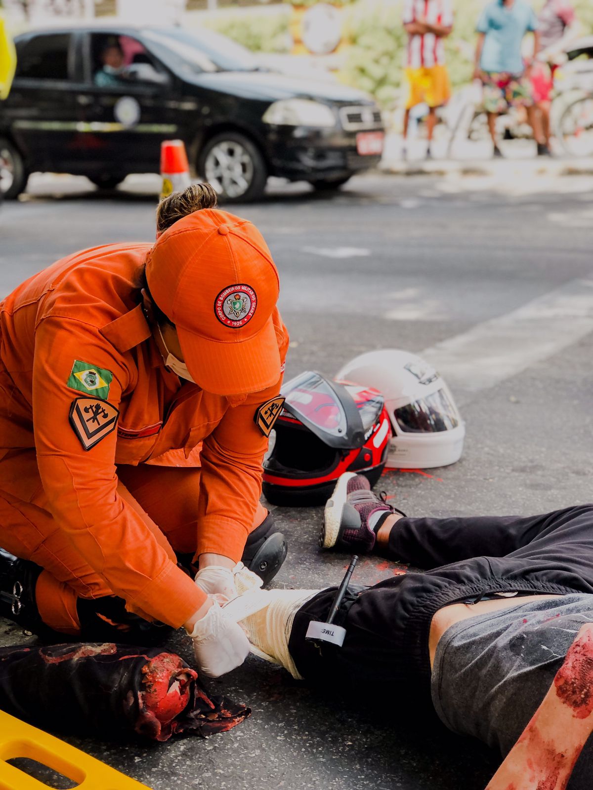 Batalhão de Socorro de Urgência (BSU) e DETRAN-CE realizam simulado na Maraponga