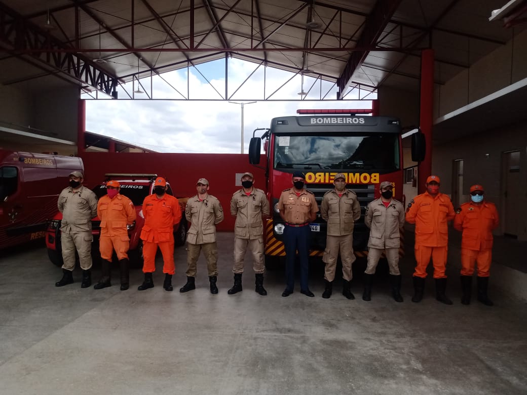 Comando de Bombeiros do Interior visita Unidades Operacionais de Quixadá e Quixeramobim