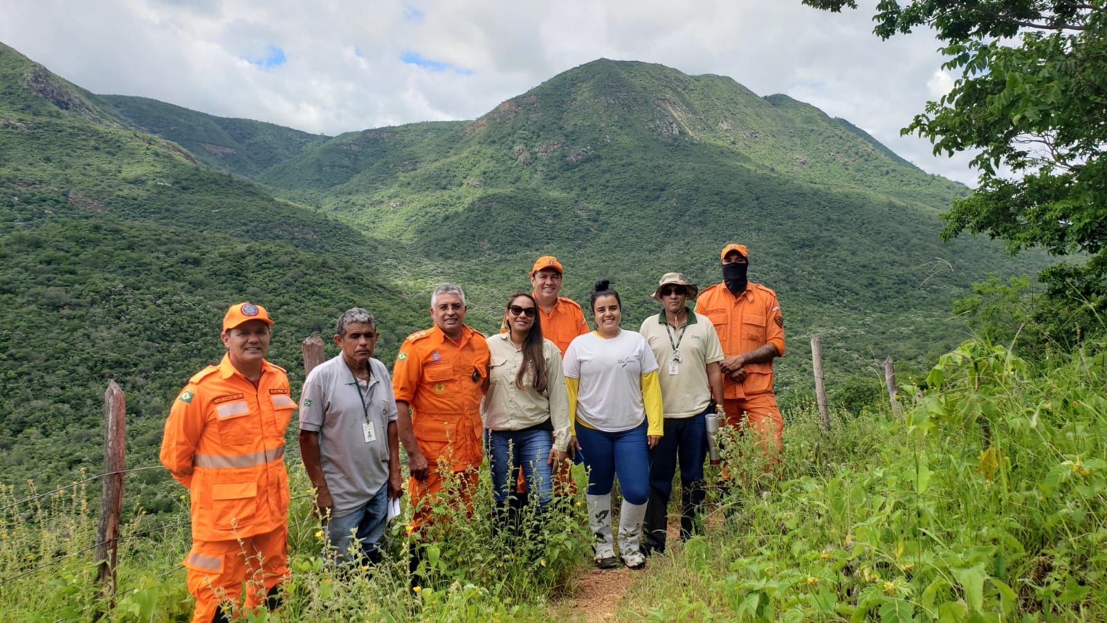 Corpo de Bombeiros visita o consórcio Santa Quitéria sobre a mina de uranio de Itataia