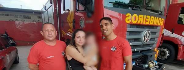 Uma Bebê de apenas nove meses engasga e é salva por bombeiros militares do Conjunto Ceará