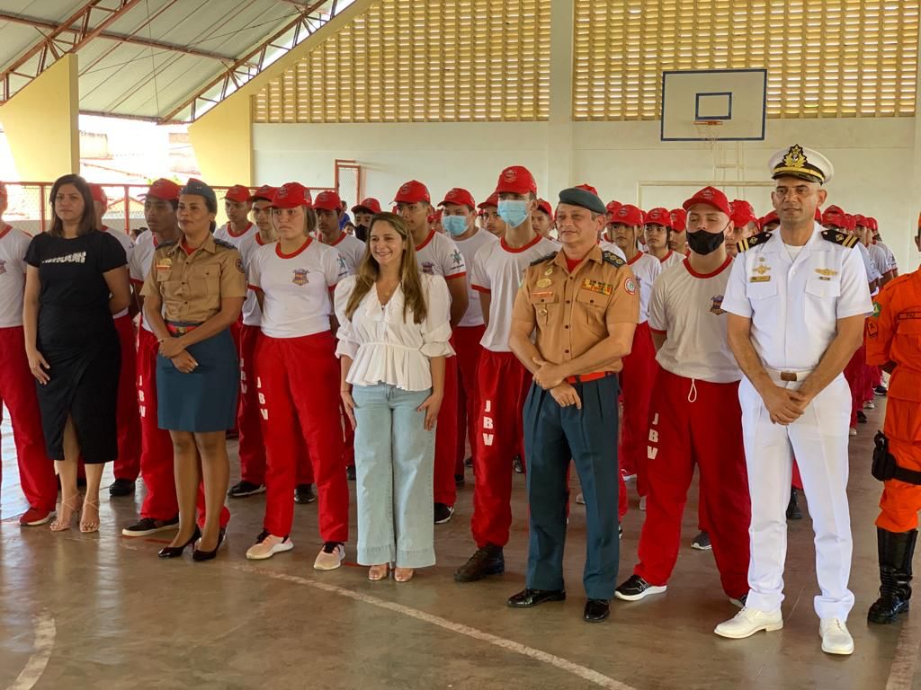 Corpo de Bombeiros inicia duas novas turmas de Jovem Brigadista de Valor em Camocim