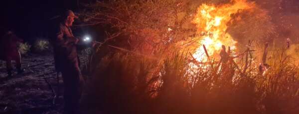 Corpo de Bombeiros apaga incêndio em vegetação em Beberibe