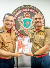 Coronel Comandante-Geral Barreto recebe do seu antecessor relatório de gestão (2021-2022)