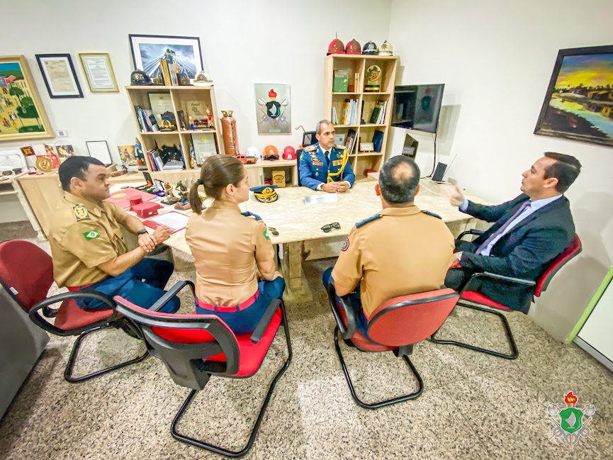 Comando Geral se reúne com o Assistente Militar do Tribunal de Justiça do Estado do Ceará