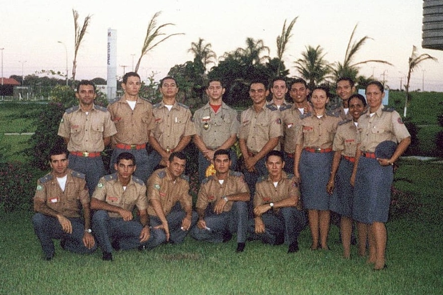 Homenagem a turma de Oficias de Bombeiros Militar iniciada em 1999