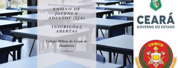 EJA do Colégio Militar dos Bombeiros está com inscrições abertas