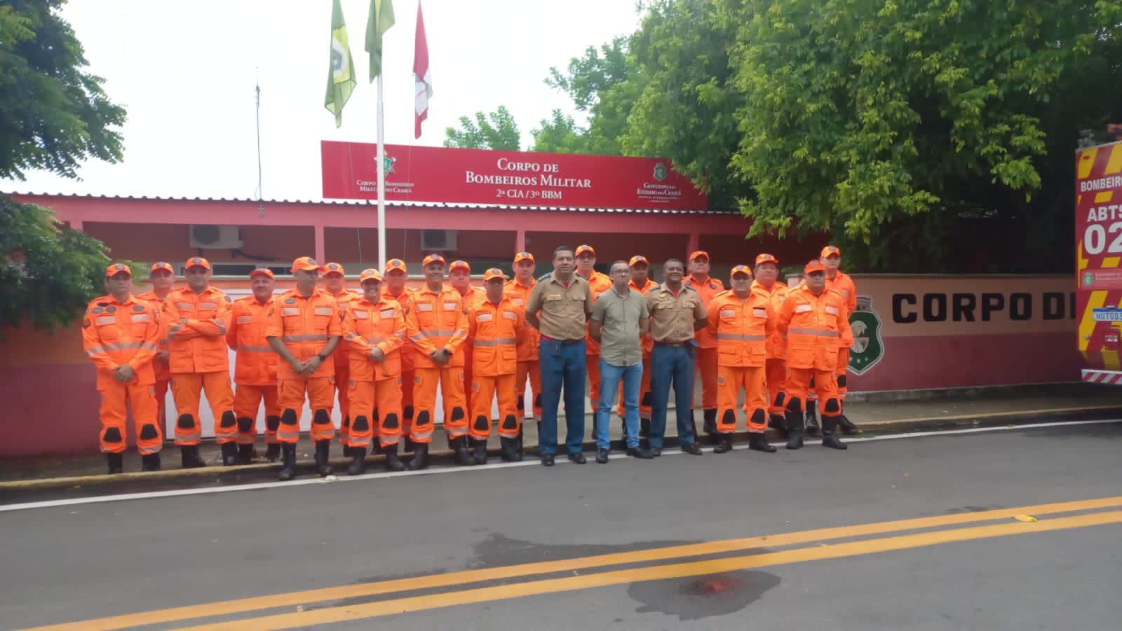 Novo Comando de Bombeiros do Interior visita 2ª Companhia de Crateús e Posto Avançado de Ipueiras