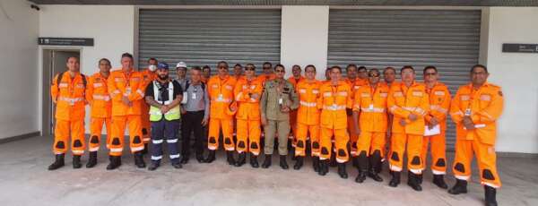 Corpo de Bombeiros participa de treinamento de resgate em elevadores no Aeroporto de Fortaleza