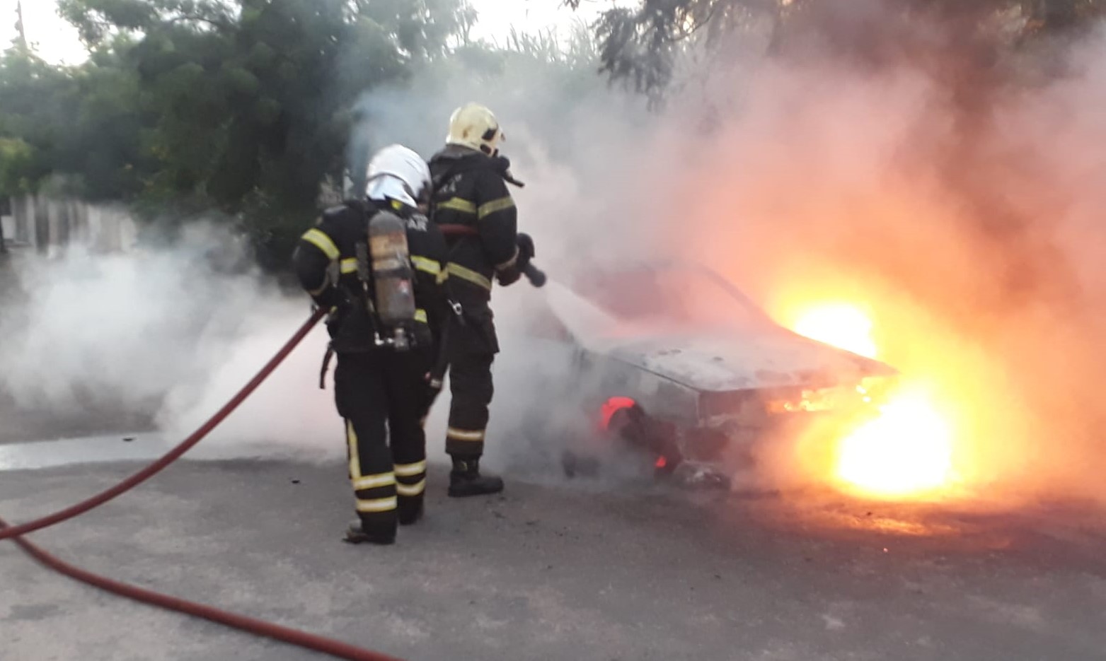 Corpo de Bombeiros é acionado para atender incêndio no HUOP em Cascavel