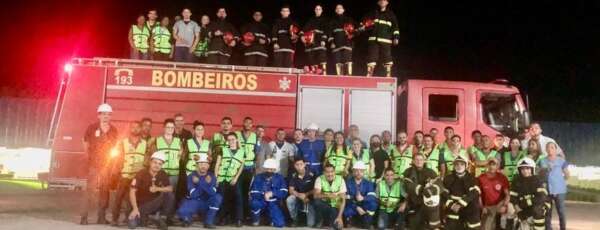 Corpo de Bombeiros realiza simulado de emergência em Horizonte