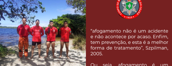 Corpo de Bombeiros resgata corpo submerso de jovem em lagoa de Aquiraz