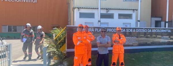 Corpo de Bombeiros realiza visita técnica à siderúrgica do Pecém