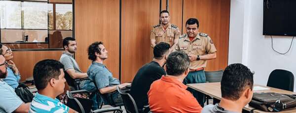 Comando de Engenharia realiza aula inaugural do projeto: "Engenharia, Bombeiro e Sociedade" (EBS)