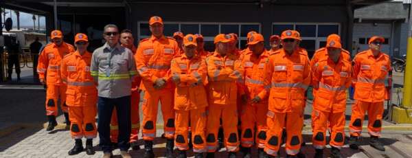 Corpo de Bombeiros realiza visita técnica em termoelétrica