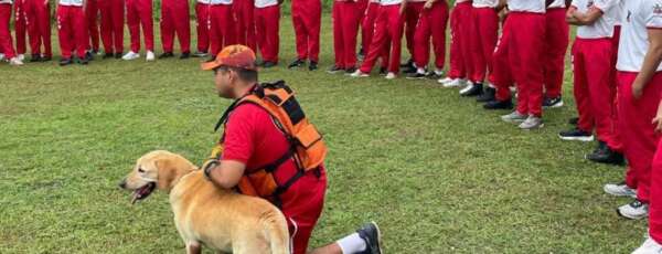 Companhia de Busca com Cães recebe visita do JBV