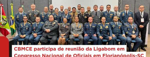 CBMCE participa de reunião da Ligabom em Florianópolis