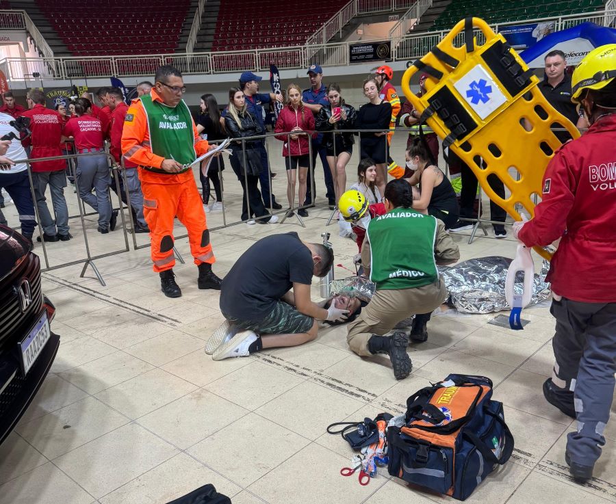 Oficial do CBMCE é avaliador do 5º Desafio Catarinense e 6º Encontro Nacional de Trauma