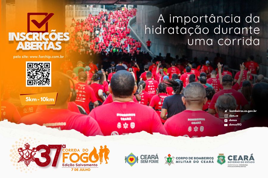 37ª Corrida do Fogo – A importância da hidratação durante uma corrida