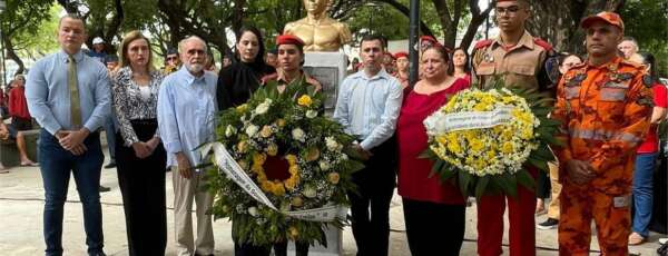 Colégio Militar dos Bombeiros participa de homenagem a herói cearense João Nogueira Jucá
