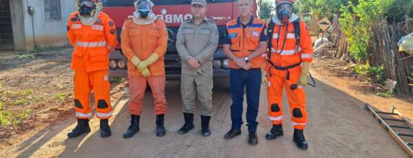 Corpo de Bombeiros realiza operação segura para recolhimento de agrotóxico