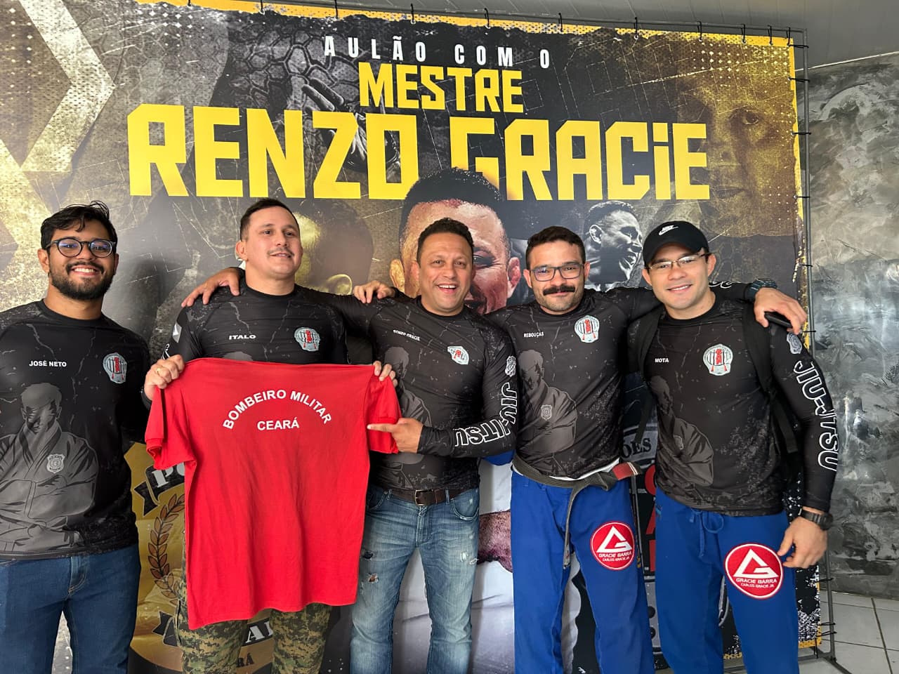 Corpo de Bombeiros participa de seminário com Renzo Gracie