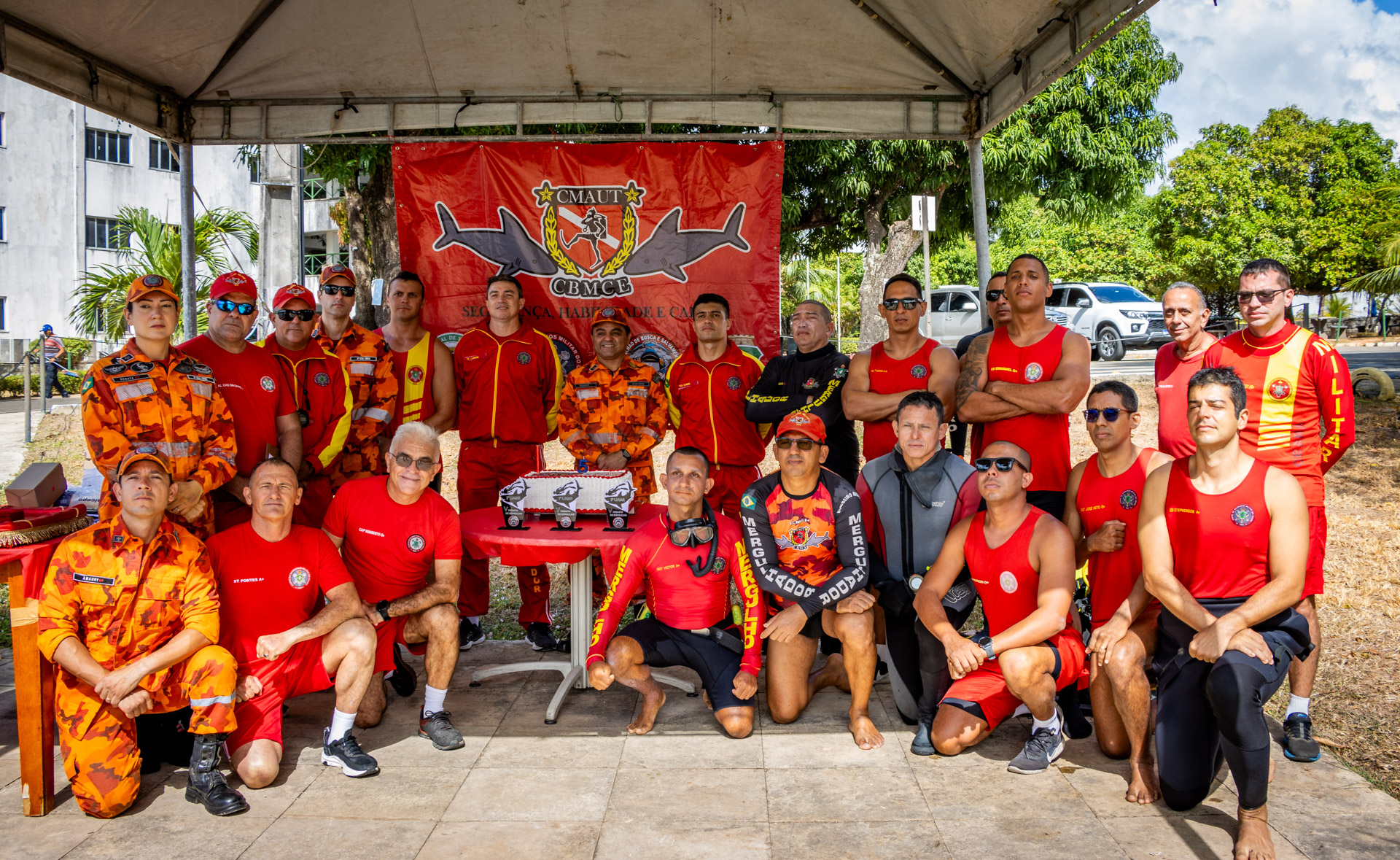 Companhia de Mergulho de Resgate celebra aniversário e realiza o V Desafio de Mergulho do CBMCE
