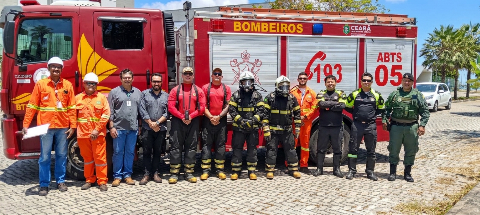 3ª Companhia do 1º Batalhão participam de simulado da CEGÁS