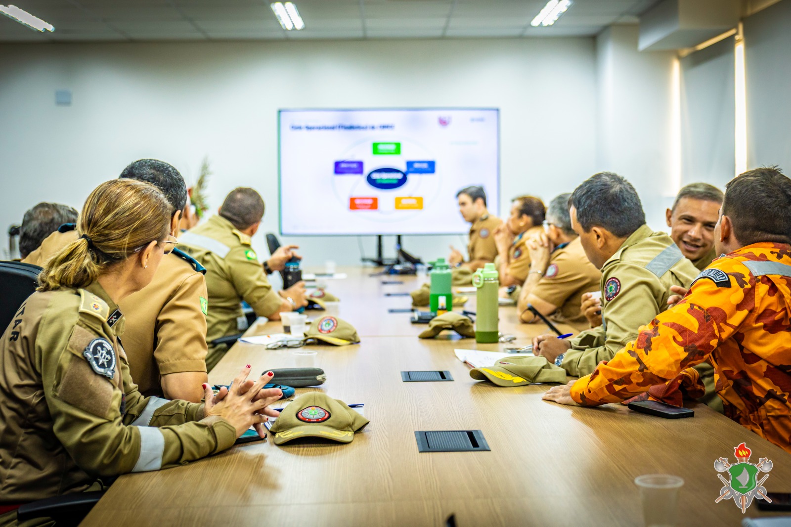 Corpo de Bombeiros realiza reunião de planejamento para construção de competências