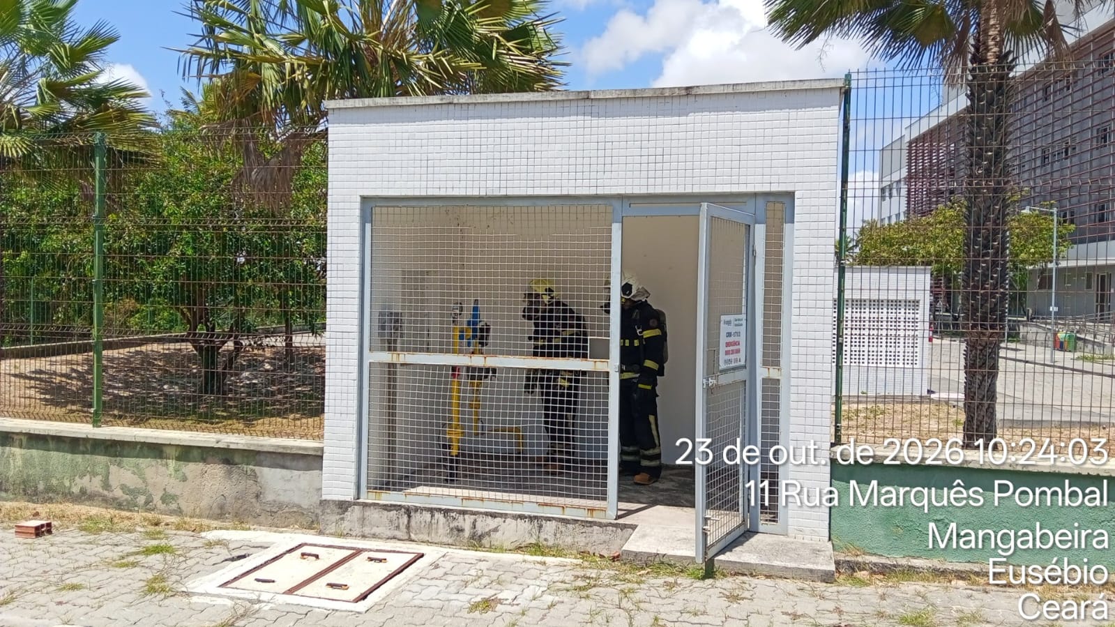 Bombeiros Militares da Messejana participam de simulado na CEGÁS