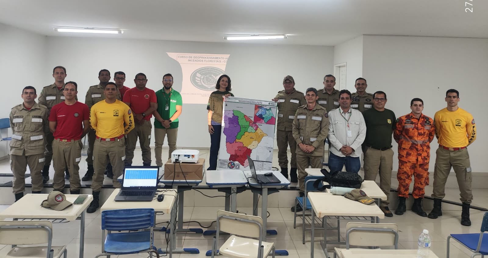 CBMCE e AESP concluem a 3ª edição do Curso de Geoprocessamento Aplicado a Incêndios em Crato
