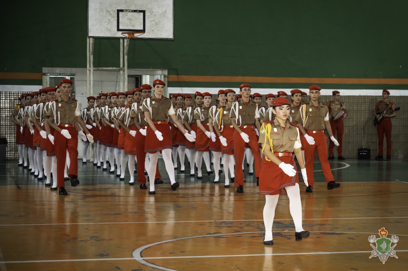 Neo Cerimonial do Colégio dos Bombeiros em formatura de incorporação